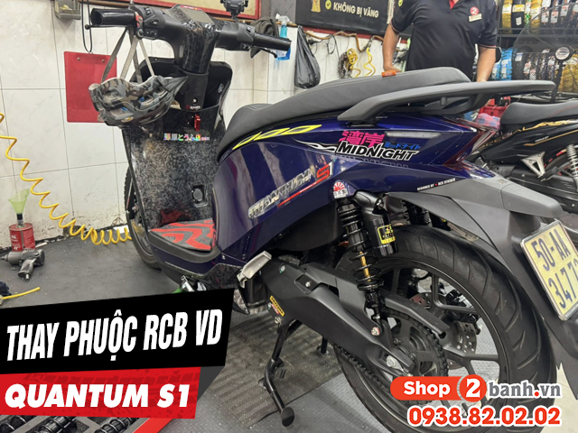Xe điện quantum s1 thay phuộc rcb vd có được không - 1