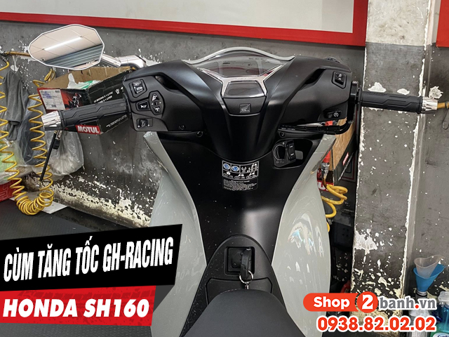 Xe sh 160i thay cùm tăng tốc gh-racing có phù hợp - 1