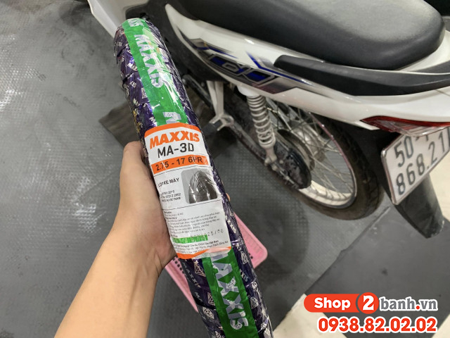 Vỏ có ruột maxxis 275-17 gai kim cương 3d - 1