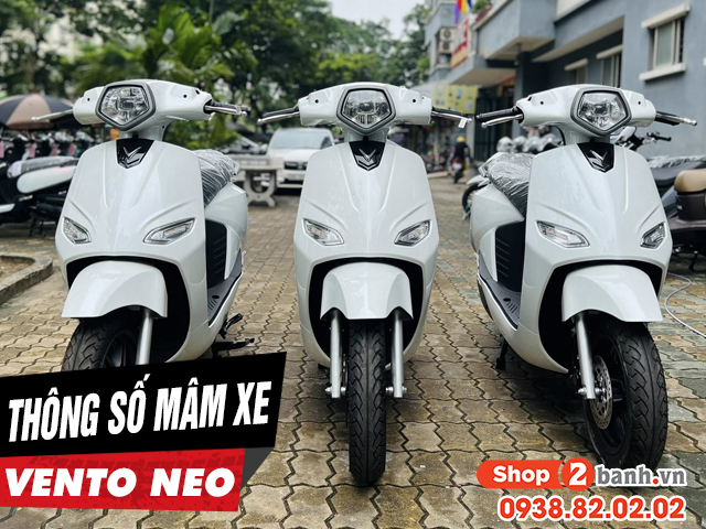 Thông số mâm xe điện vento neo là bao nhiêu inch - 1