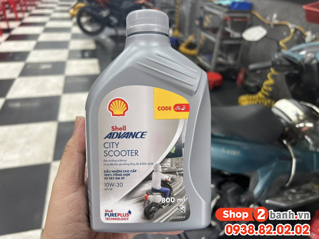 Xe ab 4val thay nhớt shell city scooter 10w30 có phù hợp không - 2