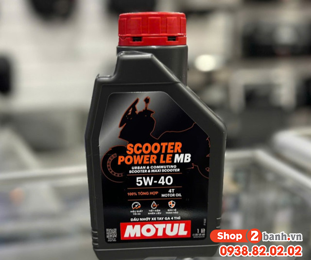 Nhớt motul scooter power le 5w40 1l - 1