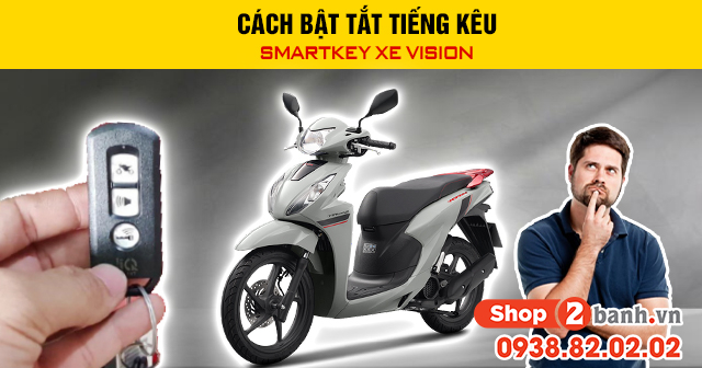 Cách bật tắt tiếng kêu smartkey xe vision - 1