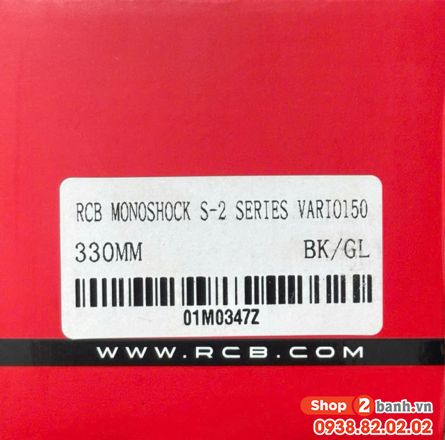 Phuộc rcb s2 ty vàng cho vario click vision lead - 4
