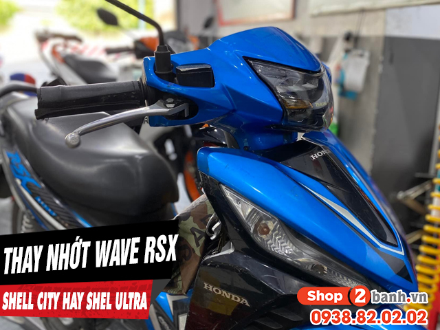 Wave rsx đi phố nên chọn nhớt shell city 10w40 hay shell ultra 5w40 - 1