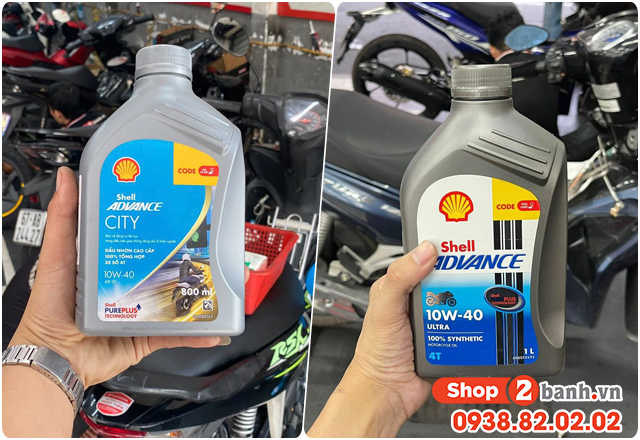 Wave rsx đi phố nên chọn nhớt shell city 10w40 hay shell ultra 5w40 - 2