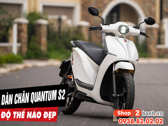 Tư vấn dàn chân xe điện quantum s2 độ như thế nào đẹp - 1