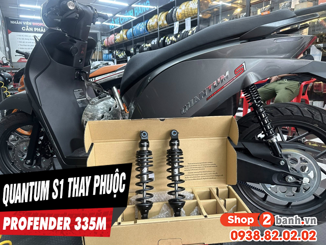 Xe quantum s1 thay phuộc profender max series 335mm có được không - 1