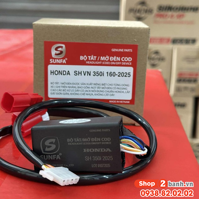 Cách lắp thêm công tắc bật tắt đèn xe tay ga honda sh350i - 4
