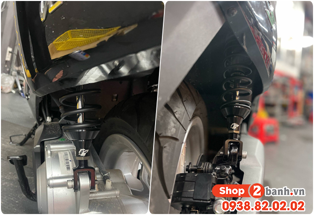 Xe điện vento s thay phuộc profender max series 335mm có phù hợp - 3