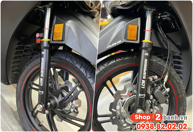 Phuộc trước sh350i có đường kính ty phuộc là bao nhiêu - 4