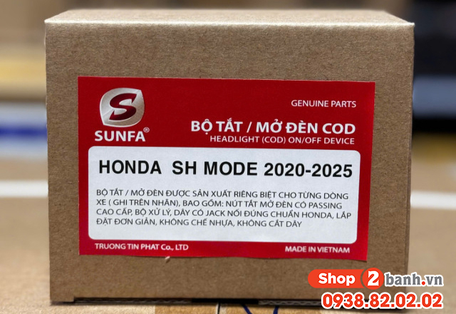 Cách tắt đèn xe sh mode 4val đời mới 2025 - 2