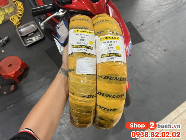 Lốp dunlop d115 8090-14 - 9090-14 - 1