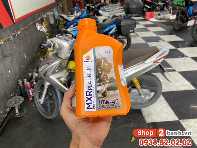 Nhớt repsol mxr platium 10w40 08l - 1