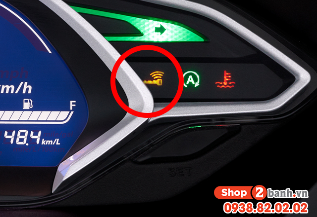Biểu tượng chìa khóa nhấp nháy trên xe pcx 160 phải làm sao - 1