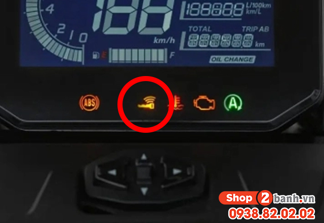 Biểu tượng chìa khóa nhấp nháy trên xe adv 160 phải làm sao - 1