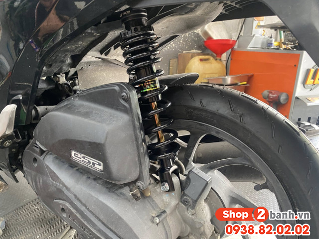 Phuộc rcb c2 đen ty vàng cho honda vario click chính hãng - 4