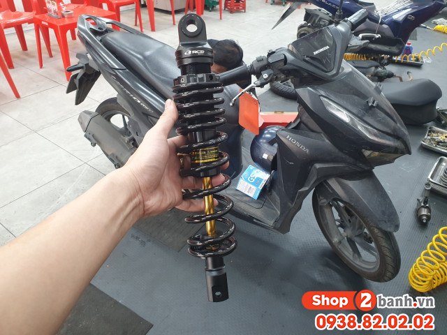 Phuộc rcb c2 đen ty vàng cho honda vario click chính hãng - 2