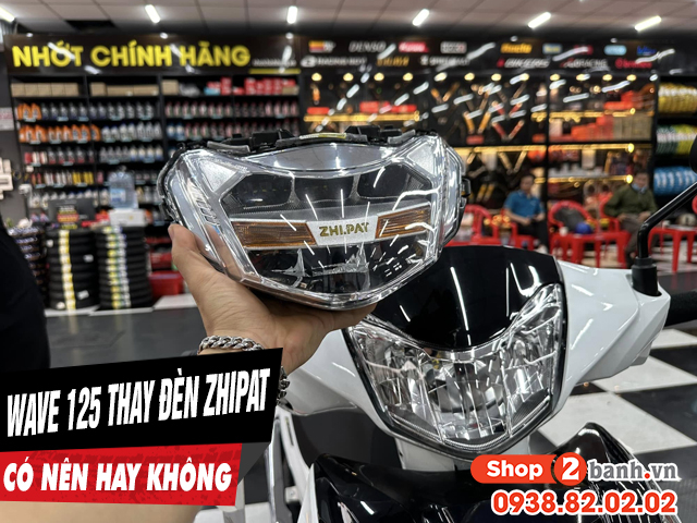 Có nên thay đèn led 2 tầng cho xe wave 125i không - 1