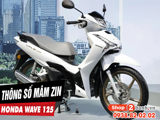 Thông số mâm xe wave 125i là bao nhiêu inch - 1