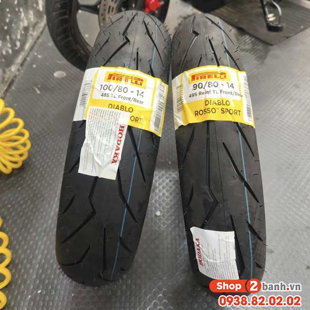 Lốp pirelli diablo rosso sport 9080-14 - 10080-14 - 1