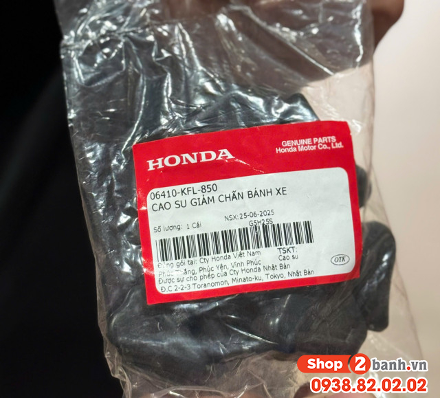 Cao su đùm chính hãng cho honda wave rs 110 - 1