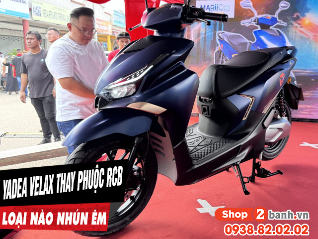 Phuộc rcb cho xe điện yadea velax loại nào chạy nhún êm nhất - 1