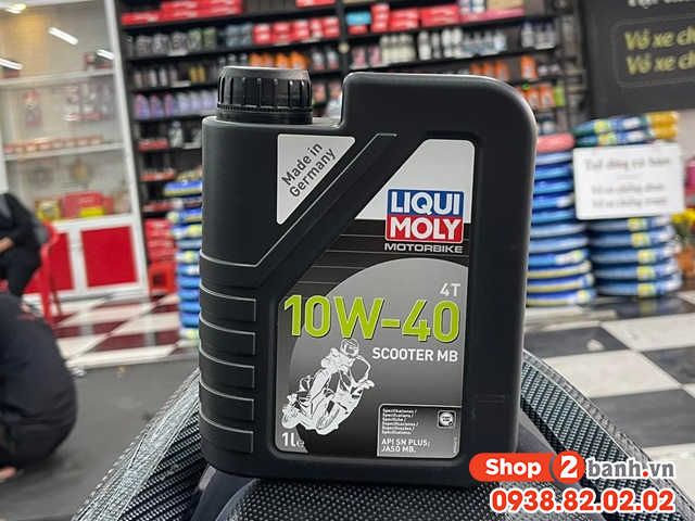Nhớt liqui moly motorbike scooter 10w40 - 2