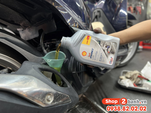 Nhớt shell advance city scooter 10w30 08l - 5