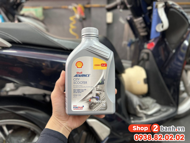 Nhớt shell advance city scooter 10w30 08l - 3