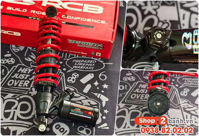Phuộc rcb tarmax có tốt không gắn cho xe máy nào - 2