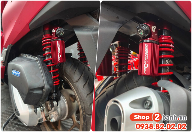 Tổng hợp phuộc sau xe honda pcx 160 nhún êm đẹp mới nhất 2025 - 2