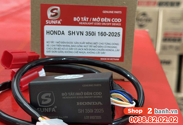 Cách tắt đèn xe sh 160i - 125i đời mới 2026 - 2