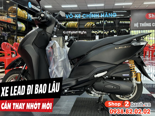Xe lead đi bao lâu thì thay nhớt định kỳ - 1