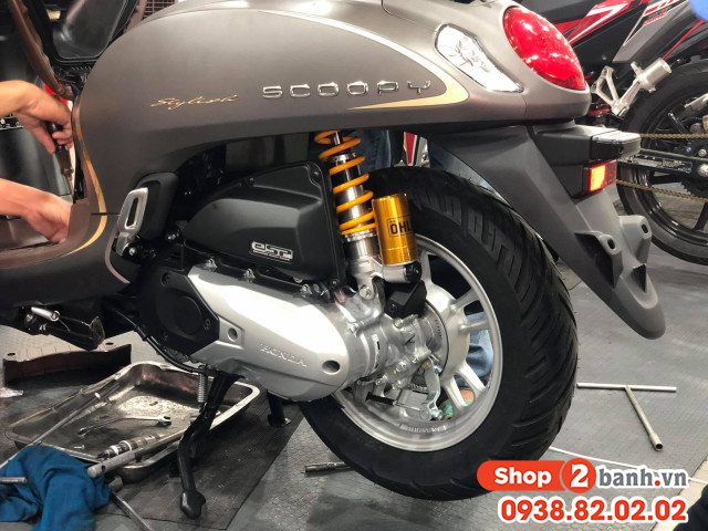 Xe scoopy 110 có mấy phuộc nhún sau có tăng chỉnh được không - 3
