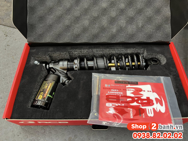Phuộc rcb tarmax đen ty vàng cho vario click 125150 chính hãng - 2