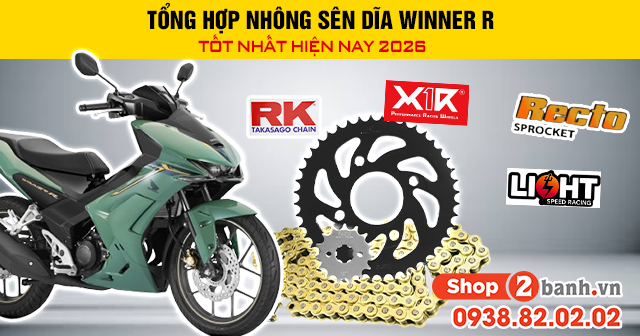 Tổng hợp nhông sên dĩa winner r tốt nhất hiện nay 2026 - 1