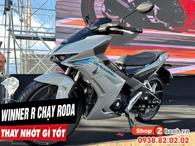 Xe honda winner r chạy roda thì thay nhớt máy như thế nào - 1