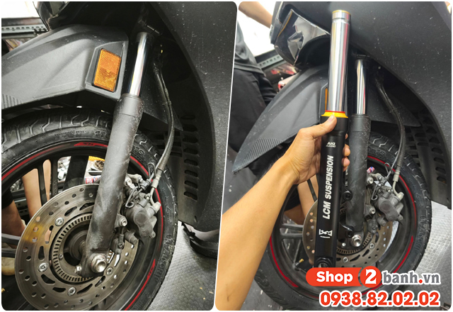 Tư vấn lên phuộc trước lcm cho sh350i có tốt không - 3