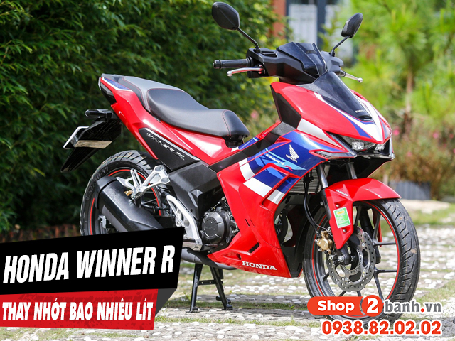 Xe honda winner r thay nhớt bao nhiêu lít - 1