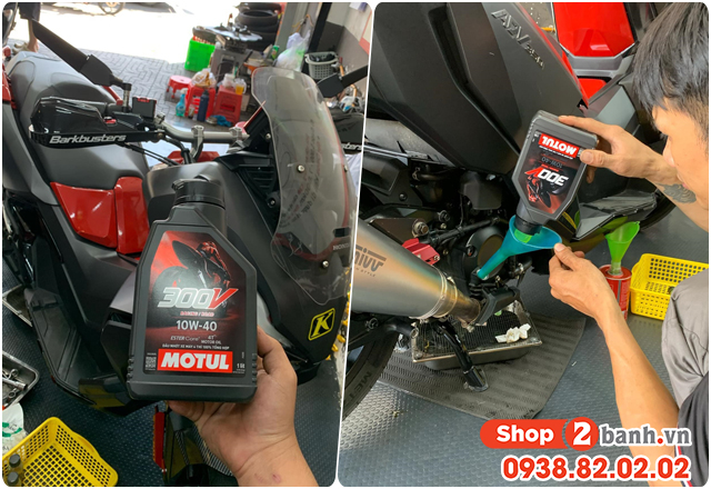 Xe adv350 đi bao lâu thì thay nhớt định kỳ - 3