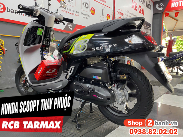 Xe honda scoopy thay phuộc rcb tarmax có phù hợp không - 1