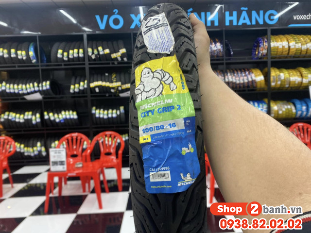 Vỏ michelin city grip 2 size 10080-16 - 1