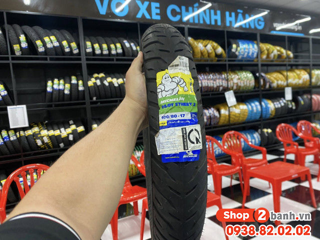 Vỏ michelin pilot street 2 size 10080-17  - 1
