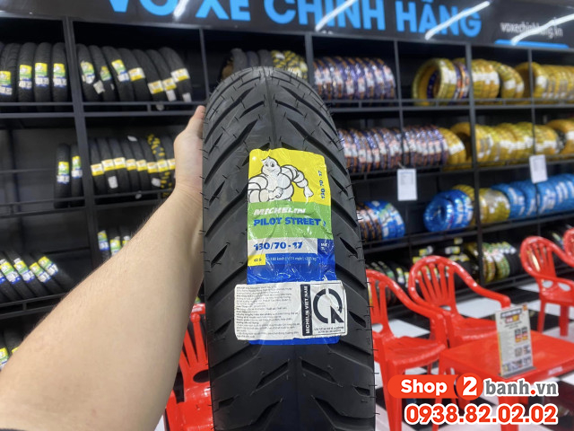 Vỏ michelin pilot street 2 size 13070-17 - 1