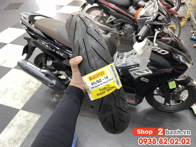 Vỏ pirelli 9080-14 diablo rosso sport - 1