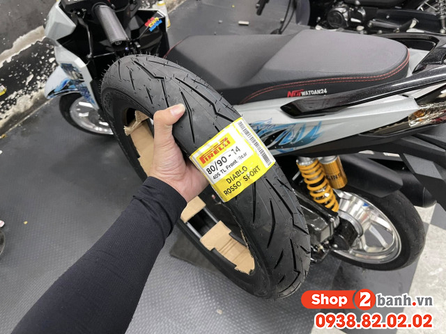 Vỏ pirelli 8090-14 diablo rosso sport - 1