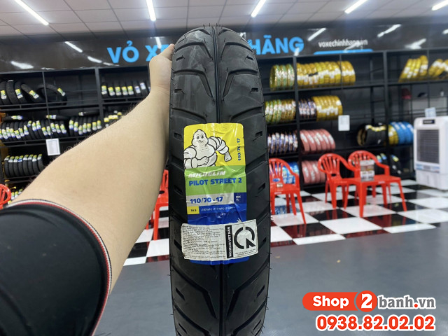 Vỏ michelin pilot street 2 size 11070-17 - 1