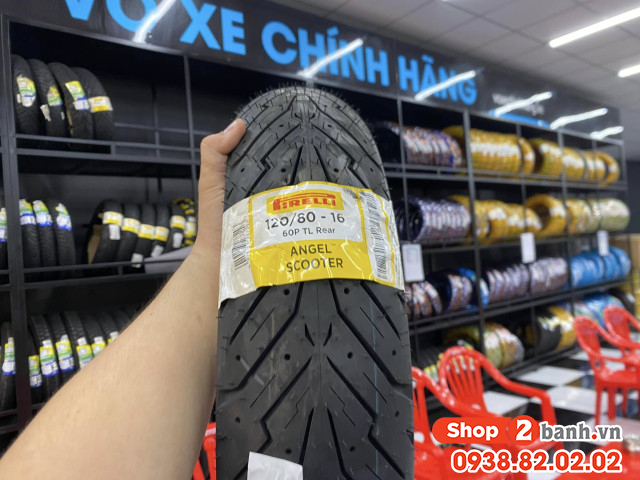 Vỏ pirelli 12080-16 angel scooter - 1