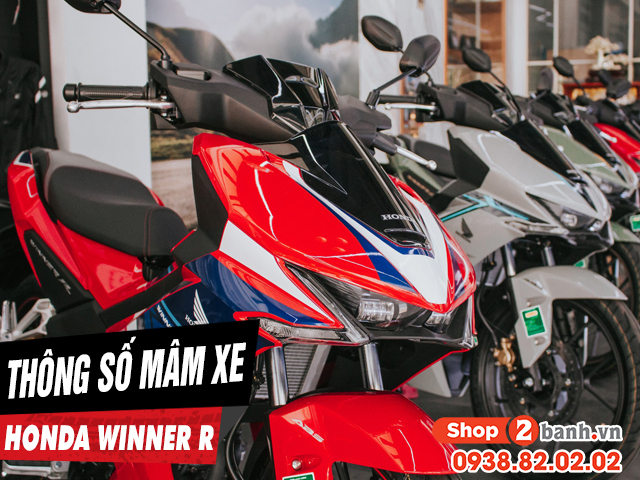 Thông số mâm xe honda winner r là bao nhiêu inch - 1